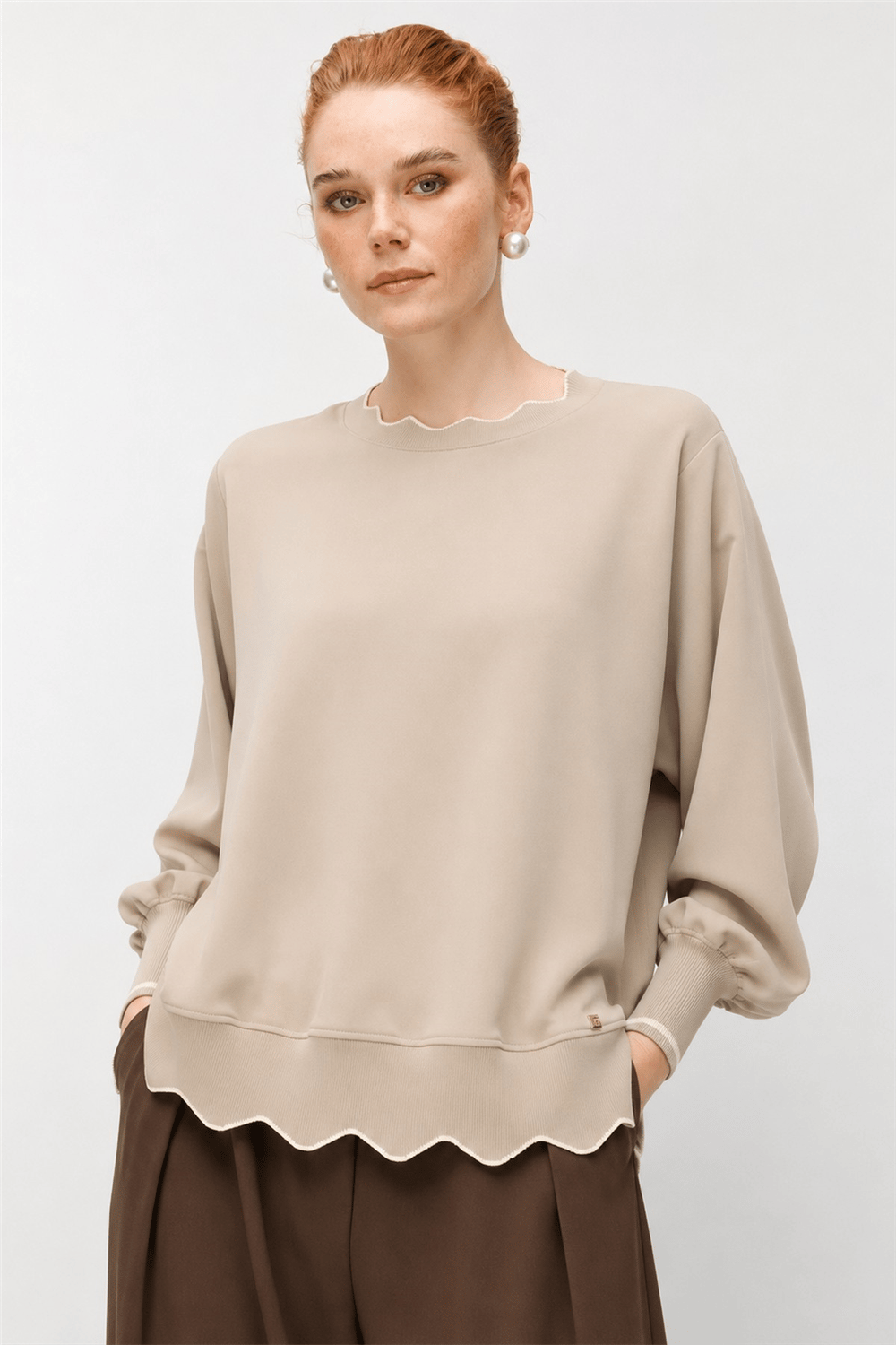 Ghisa 3630T4304 Kadın Bisiklet Yaka Tunik