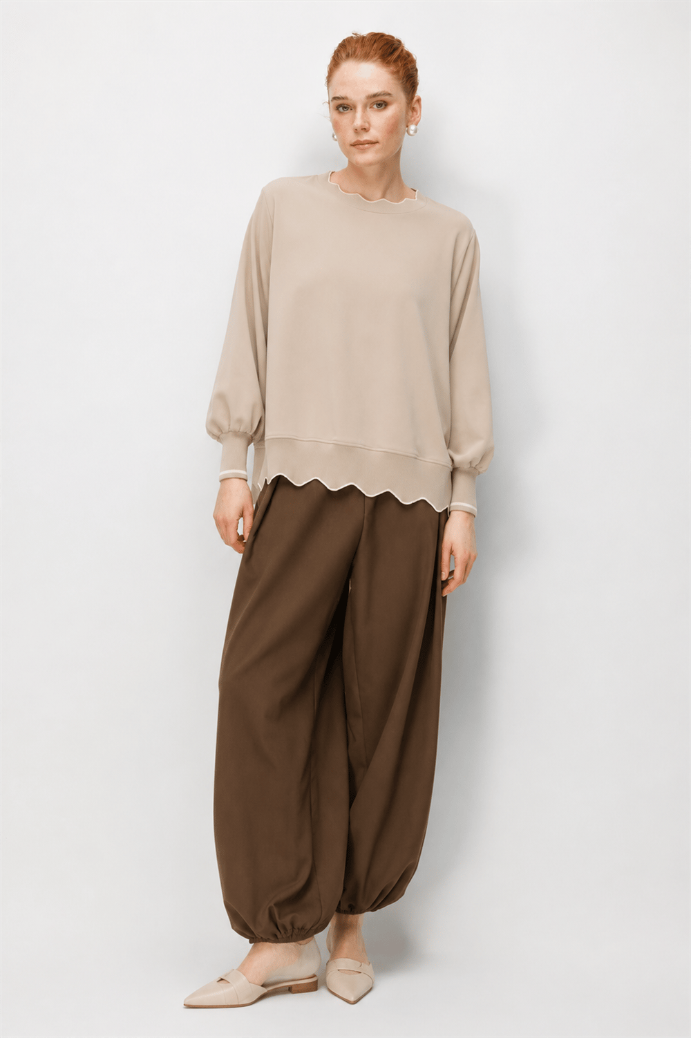 Ghisa 3630T4304 Kadın Bisiklet Yaka Tunik