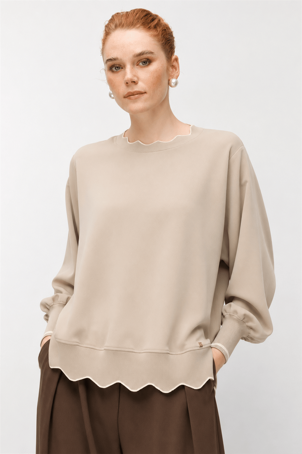 Ghisa 3630T4304 Kadın Bisiklet Yaka Tunik