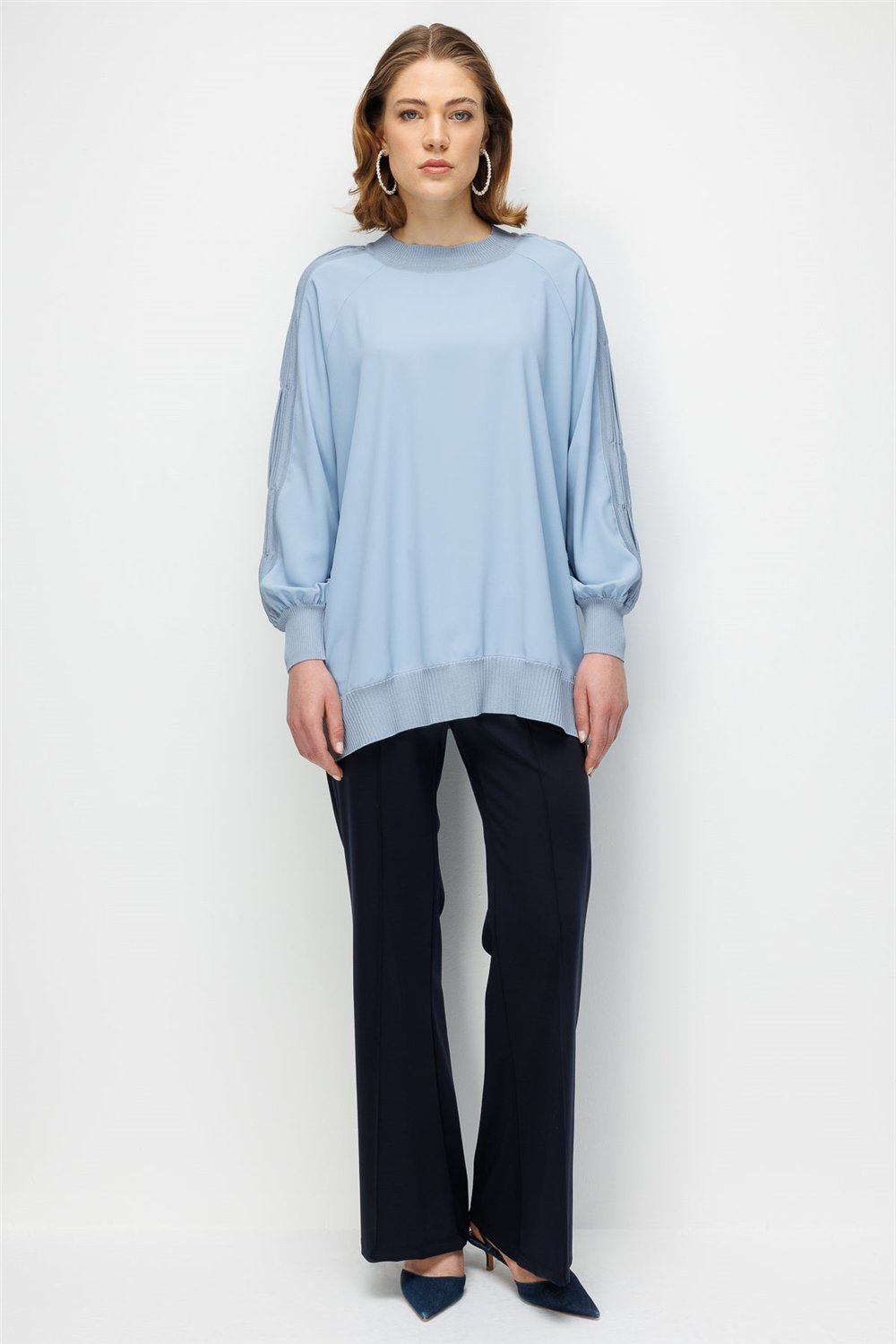 Ghisa 3630T4321 Kadın Mavi Tunik