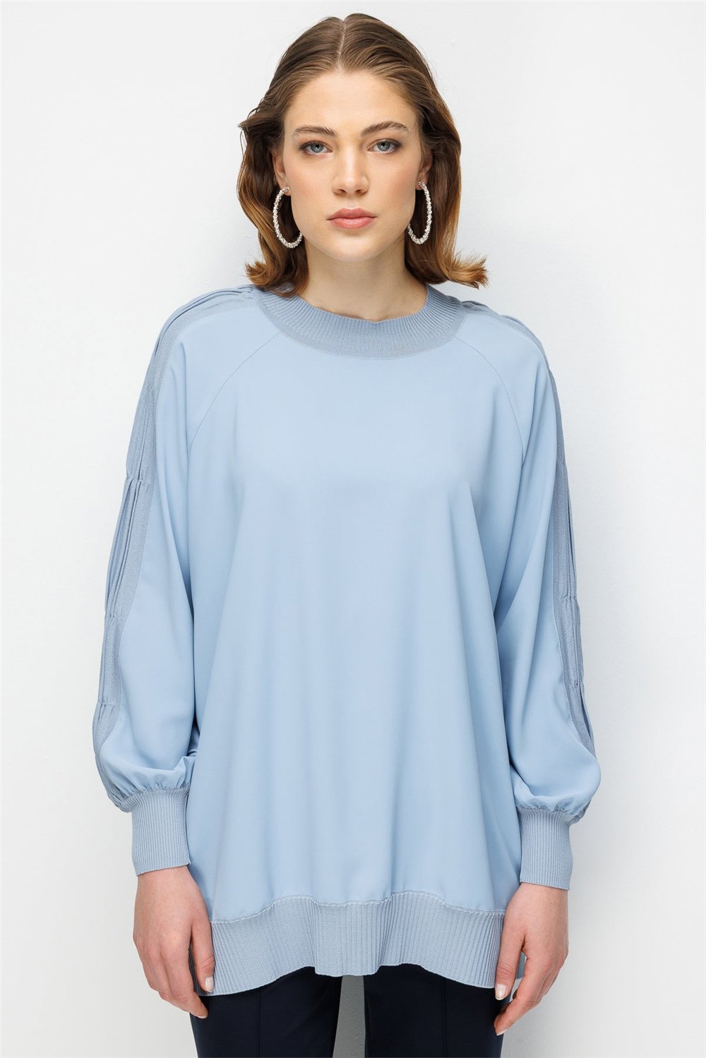 Ghisa 3630T4321 Kadın Mavi Tunik