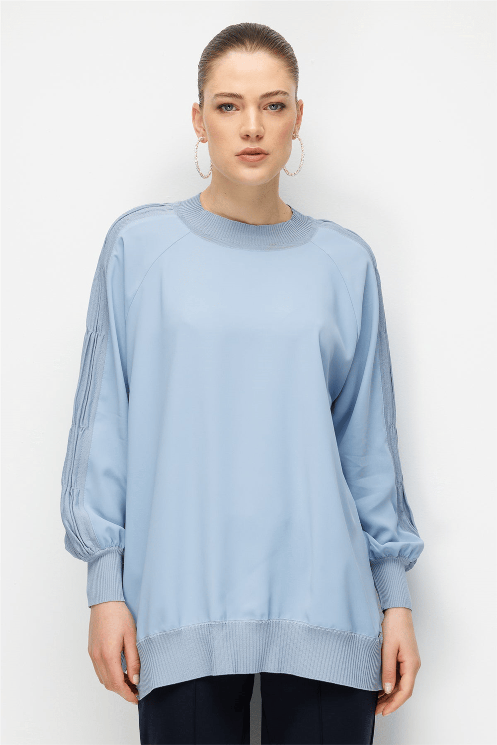 Ghisa 3630T4321 Kadın Mavi Tunik