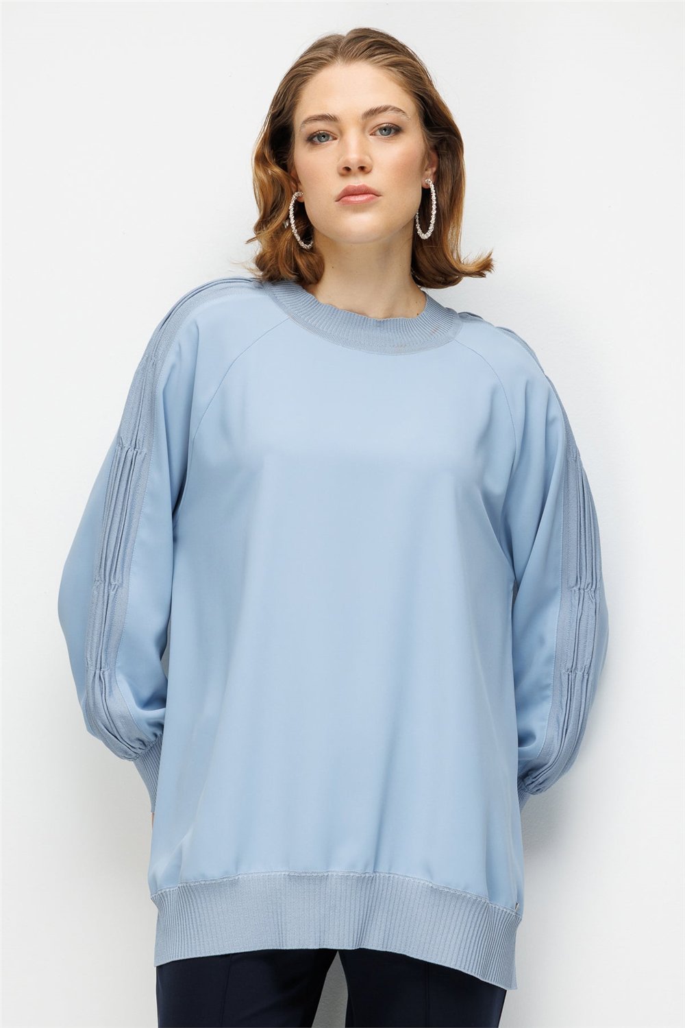 Ghisa 3630T4321 Kadın Mavi Tunik