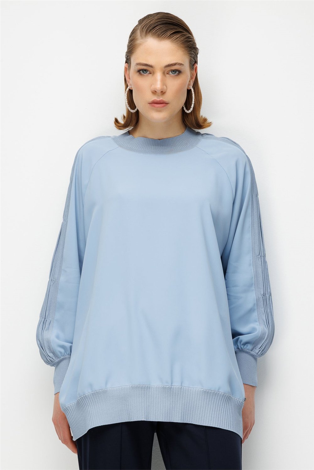 Ghisa 3630T4321 Kadın Mavi Tunik
