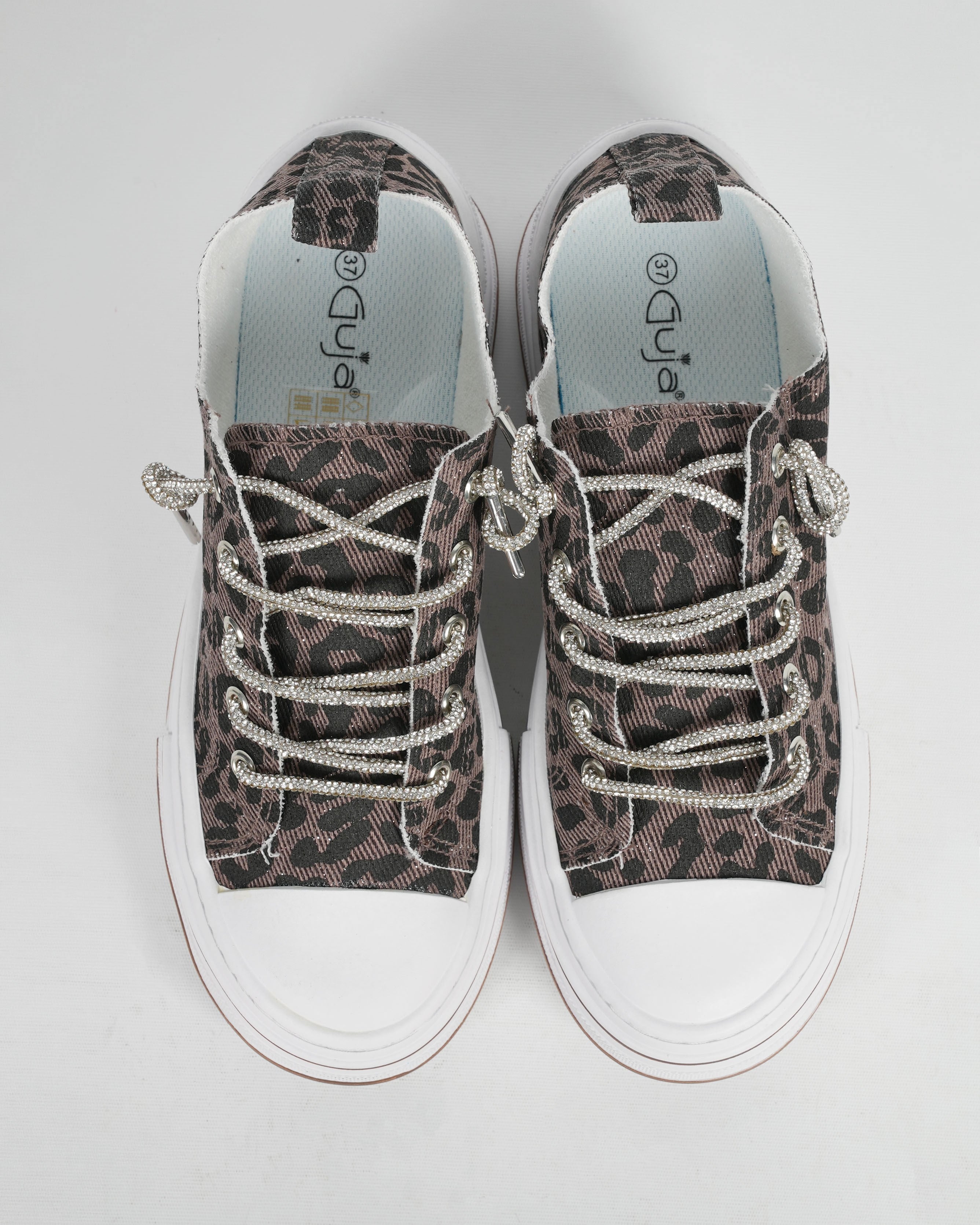 Guja 26Y281-3 Kadın Leopar Desenli Sneaker Ayakkabı