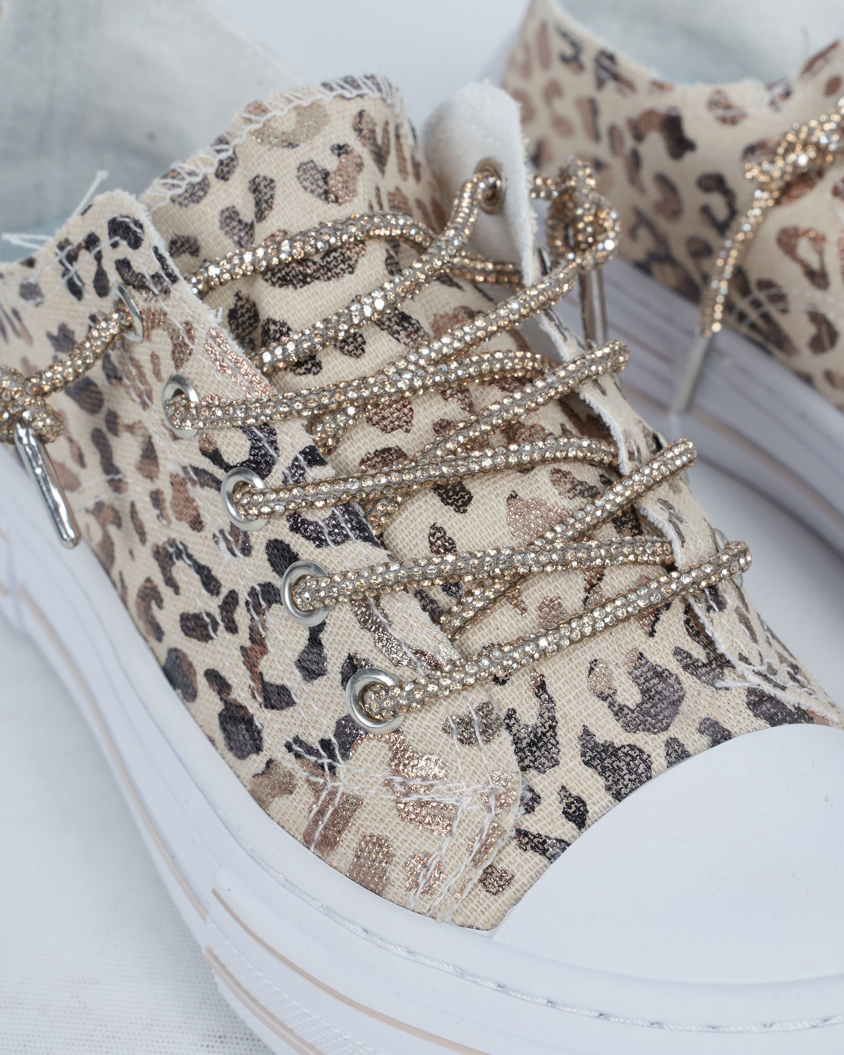 Guja 26Y281-3 Kadın Leopar Desenli Sneaker Ayakkabı