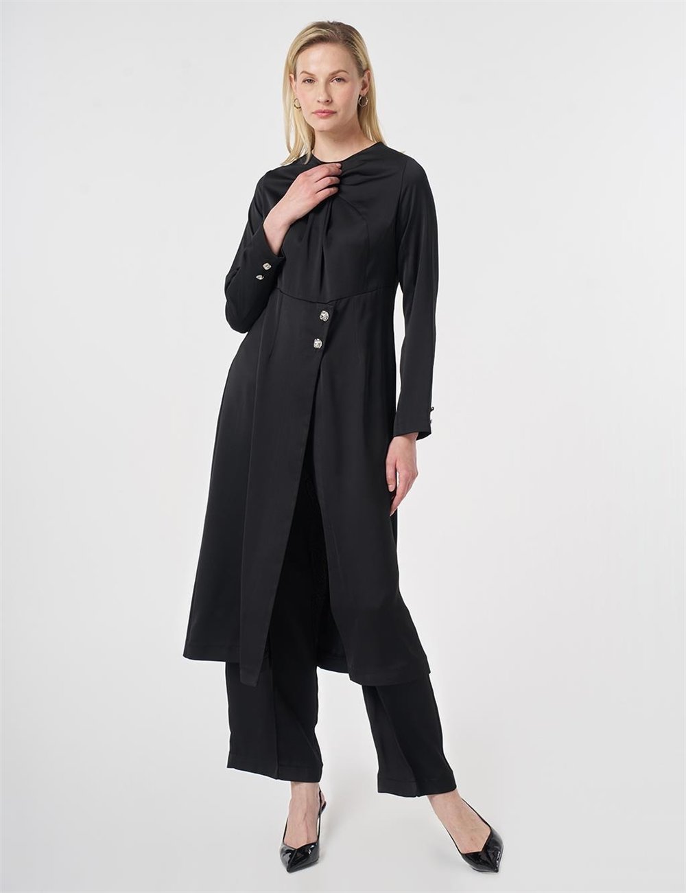 Kayra KA-B26-16076 Kadın Saten Takım