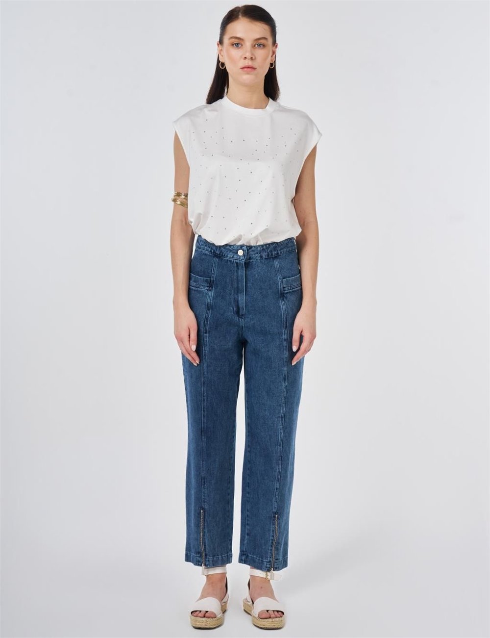 Kayra KA-B26-19046 Kadın Denim Pantolon