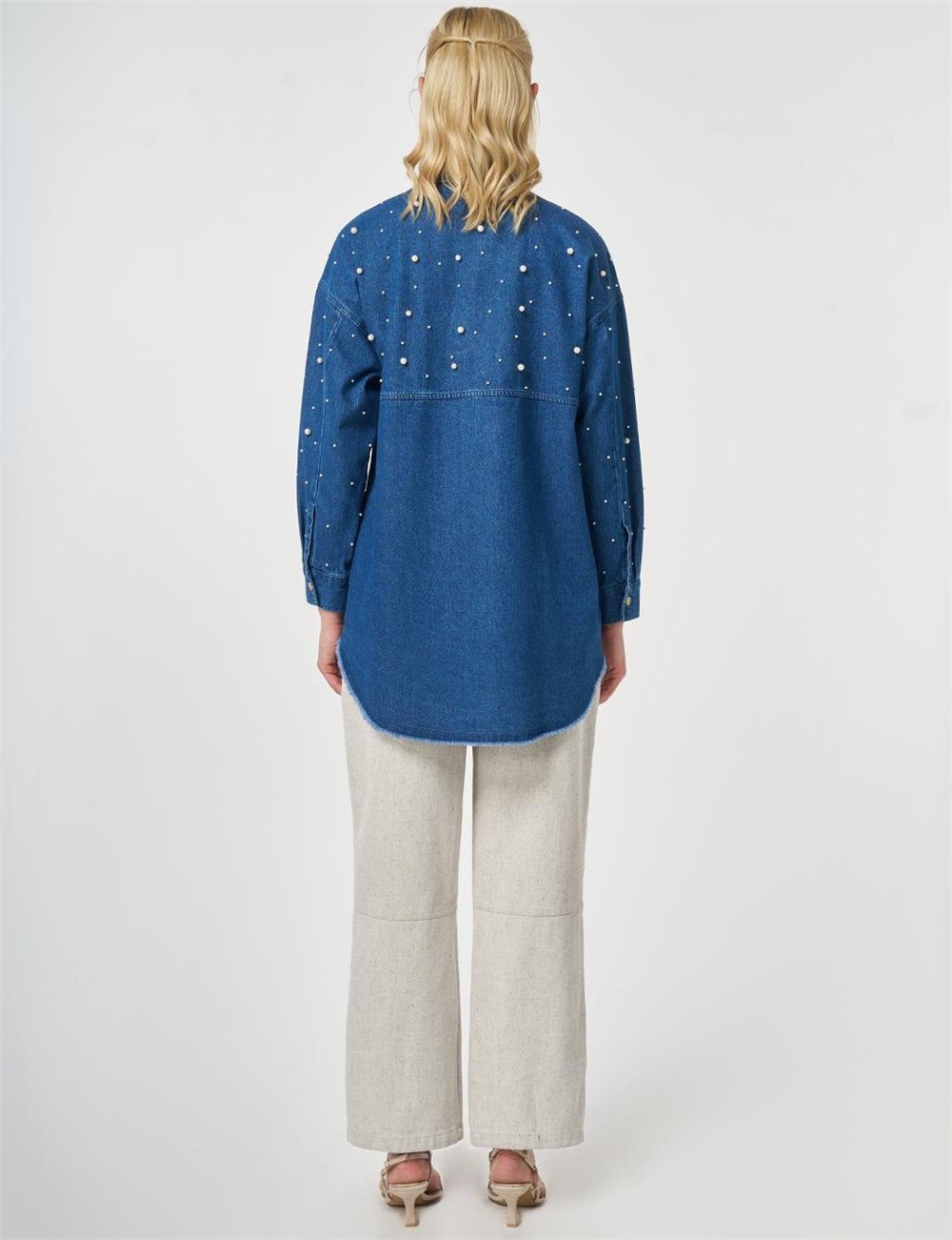 Kayra KA-B26-21060 Kadın Boncuklu Tunik