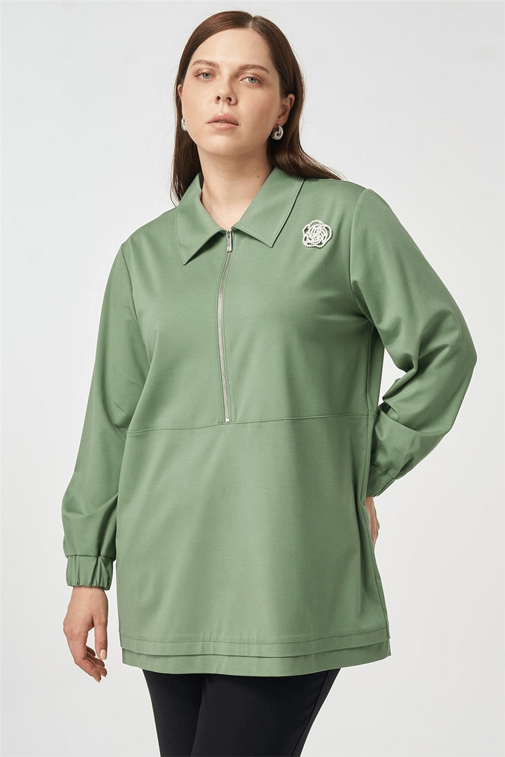 Kayra KA-B26-21081 Kadın Bronşlu Tunik