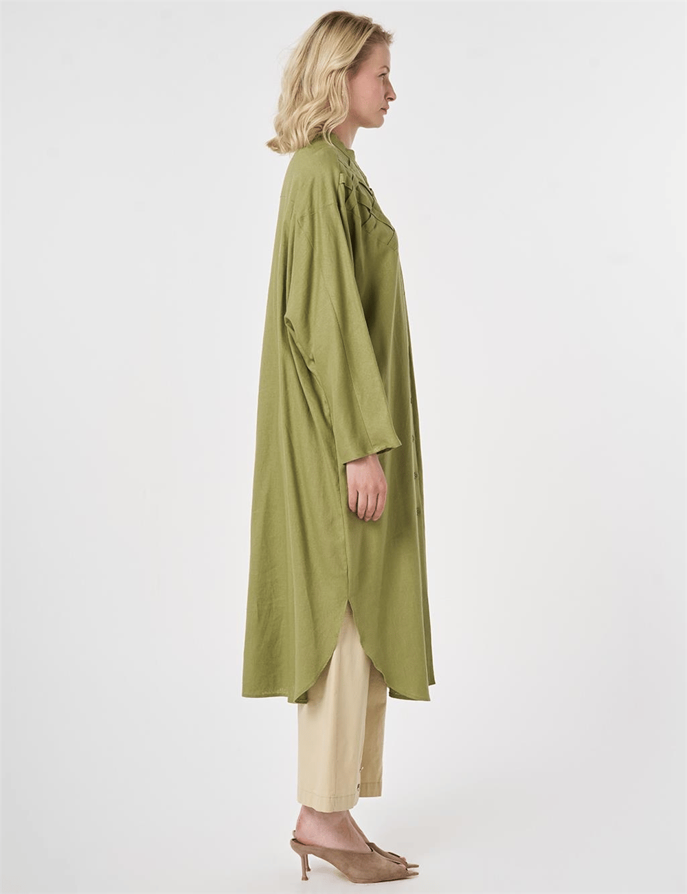 Kayra KA-B26-21186 Kadın Baklava Desenli Tunik