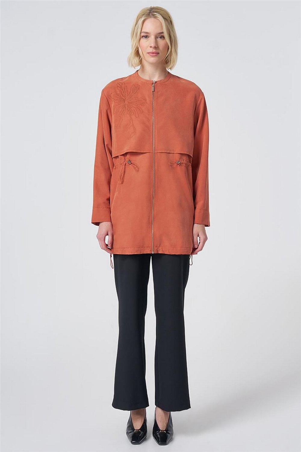 Kayra KY-B26-81034 Kadın İşlemeli Tunik