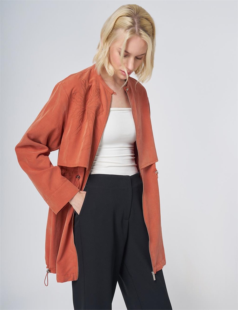 Kayra KY-B26-81034 Kadın İşlemeli Tunik
