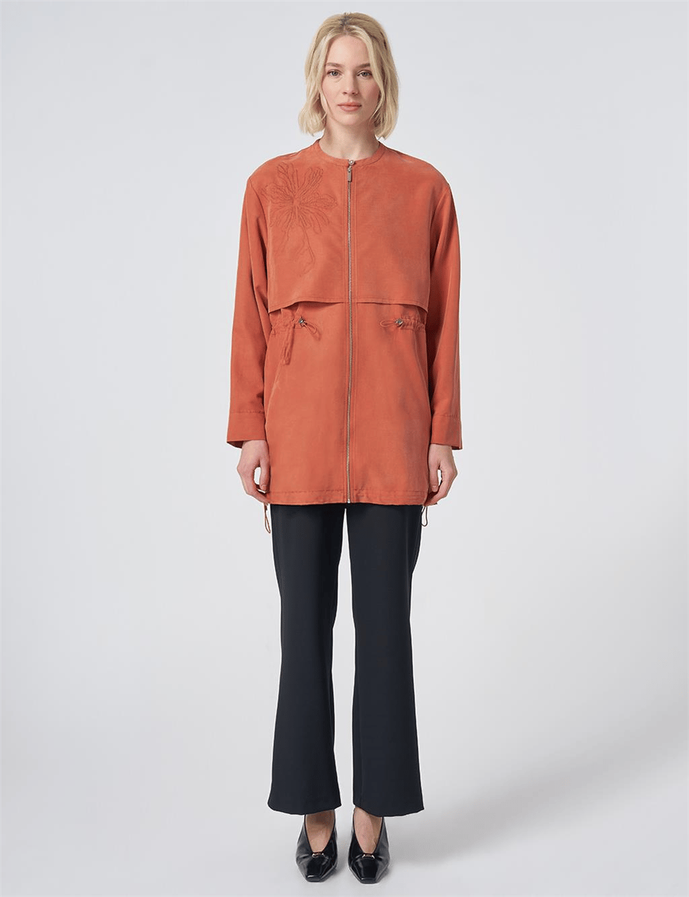 Kayra KY-B26-81034 Kadın İşlemeli Tunik