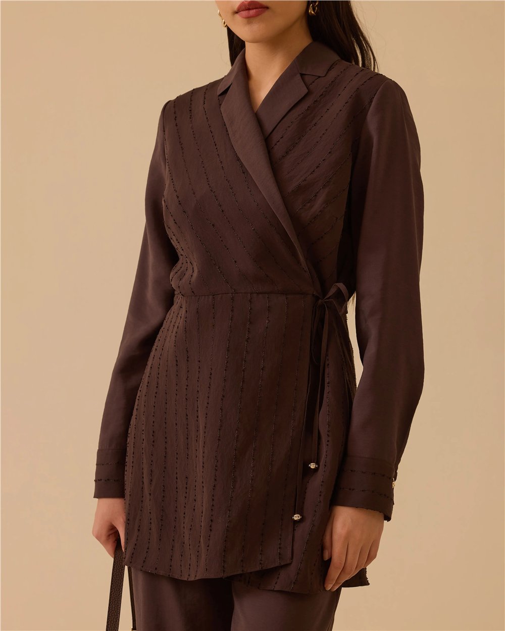 Seçil 10002611211044 Kadın Çizgili Tunik