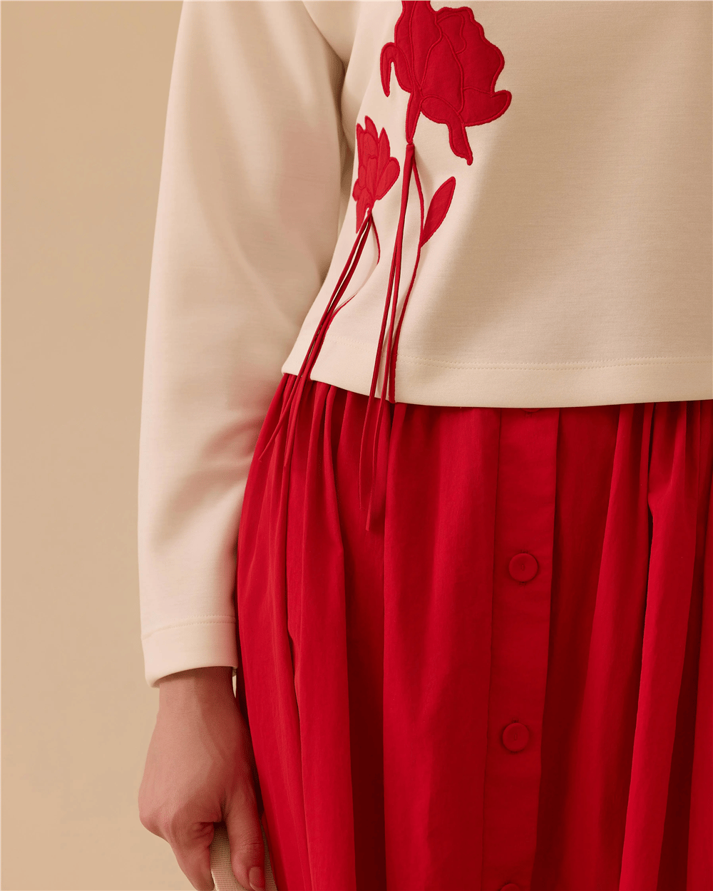 Seçil 10002612311002 Kadın Desenli Sweatshirt