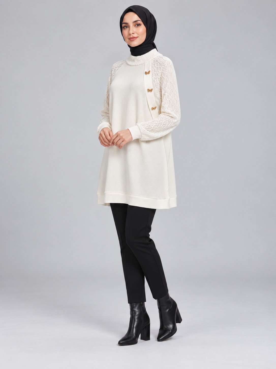 Seçil 10002621711016 Kadın Triko Tunik