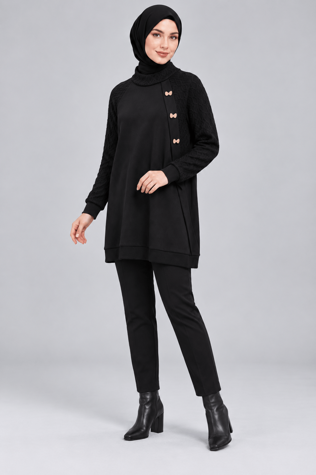 Seçil 10002621711016 Kadın Triko Tunik
