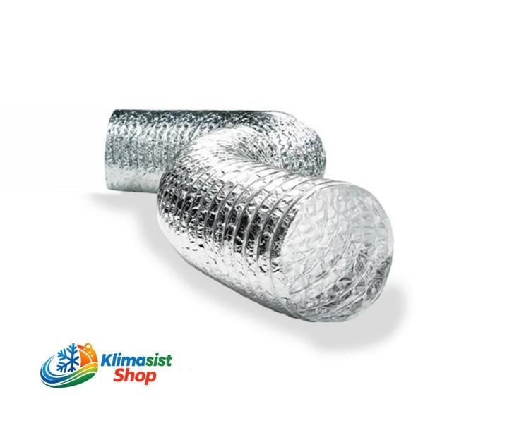 İzolesiz Alüminyum Flexible Hava Kanalı 10mt