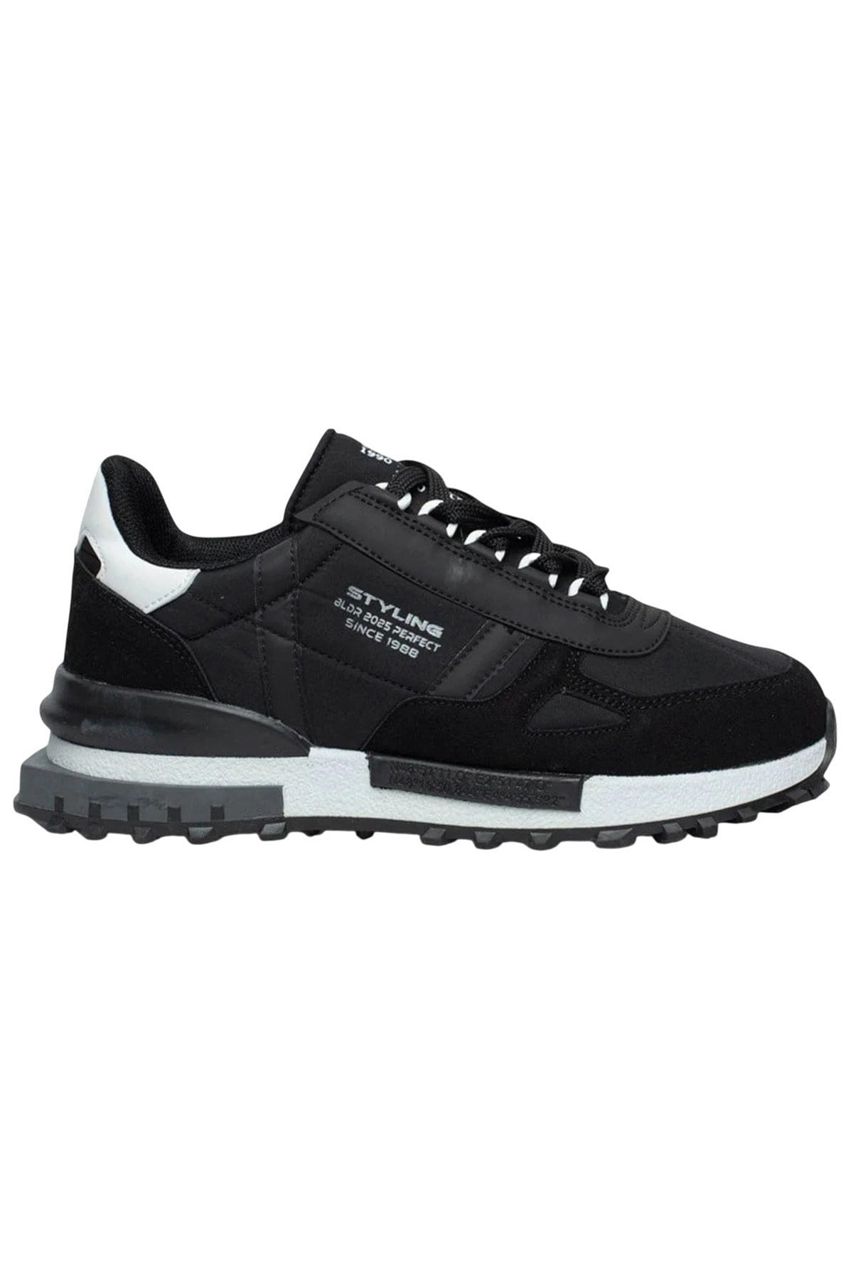 Celira Bld Siyah Paraşüt Erkek Sneakers Spor Aykkabı 8089