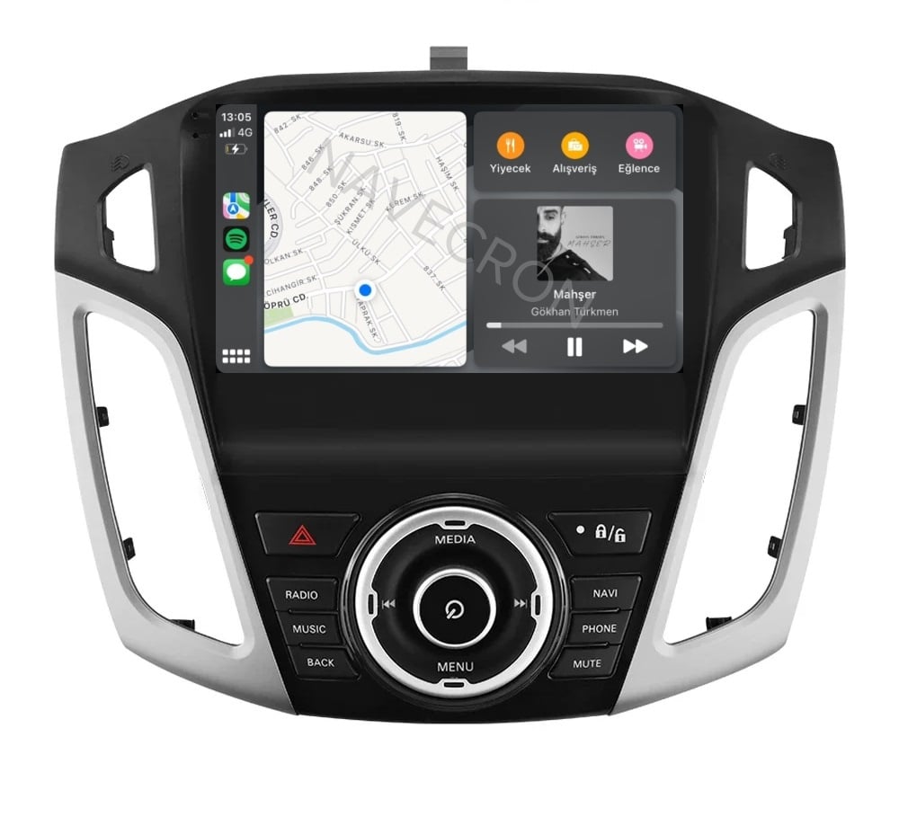 FORD FOCUS 3/3.5 13 TUŞLU ÇERÇEVE UYUMLU NOVA ANDROID MULTİMEDYA SİSTEMİ (2011–2018)