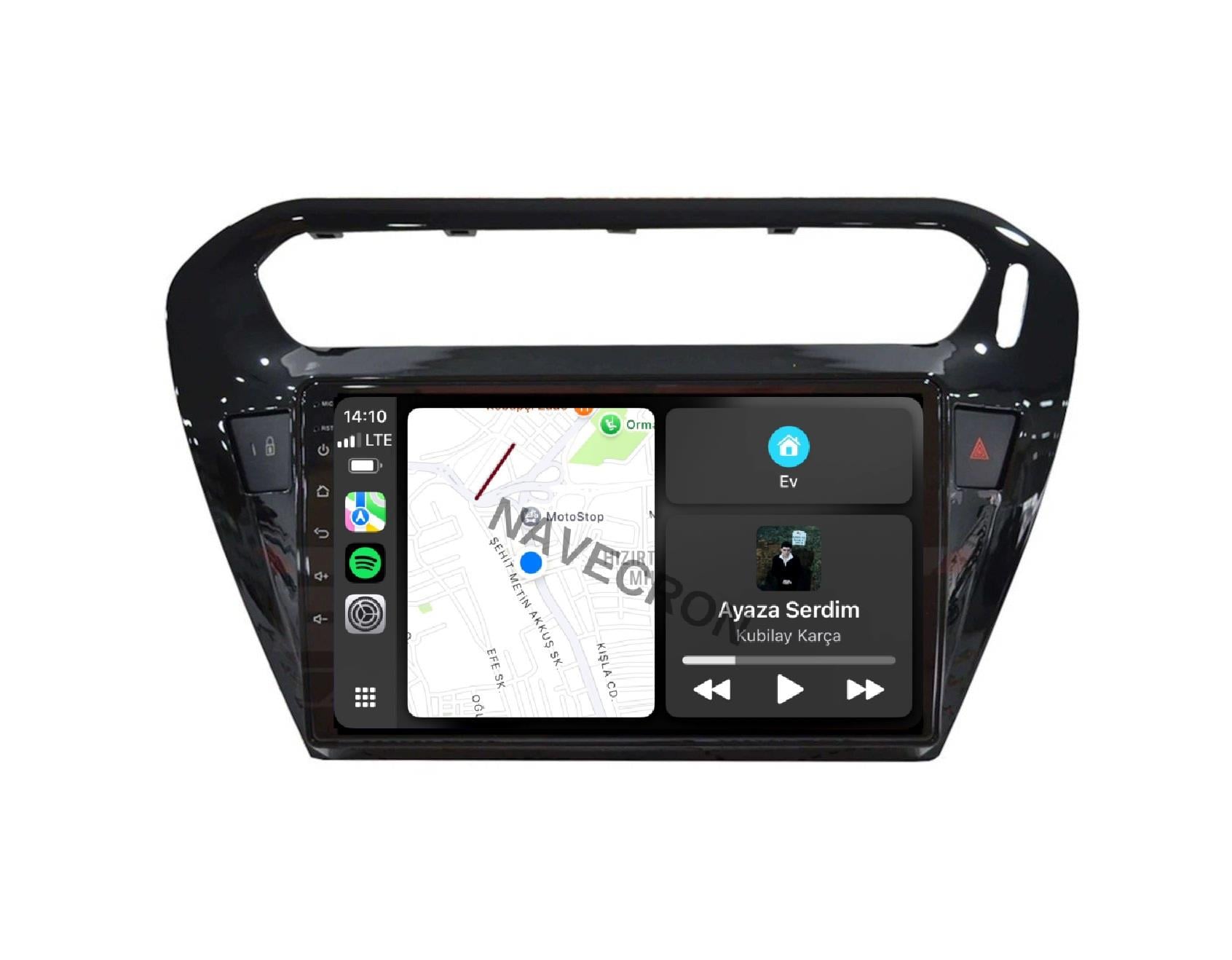 PEUGEOT 301 SİYAH NOVA UYUMLU ANDROID MULTİMEDYA