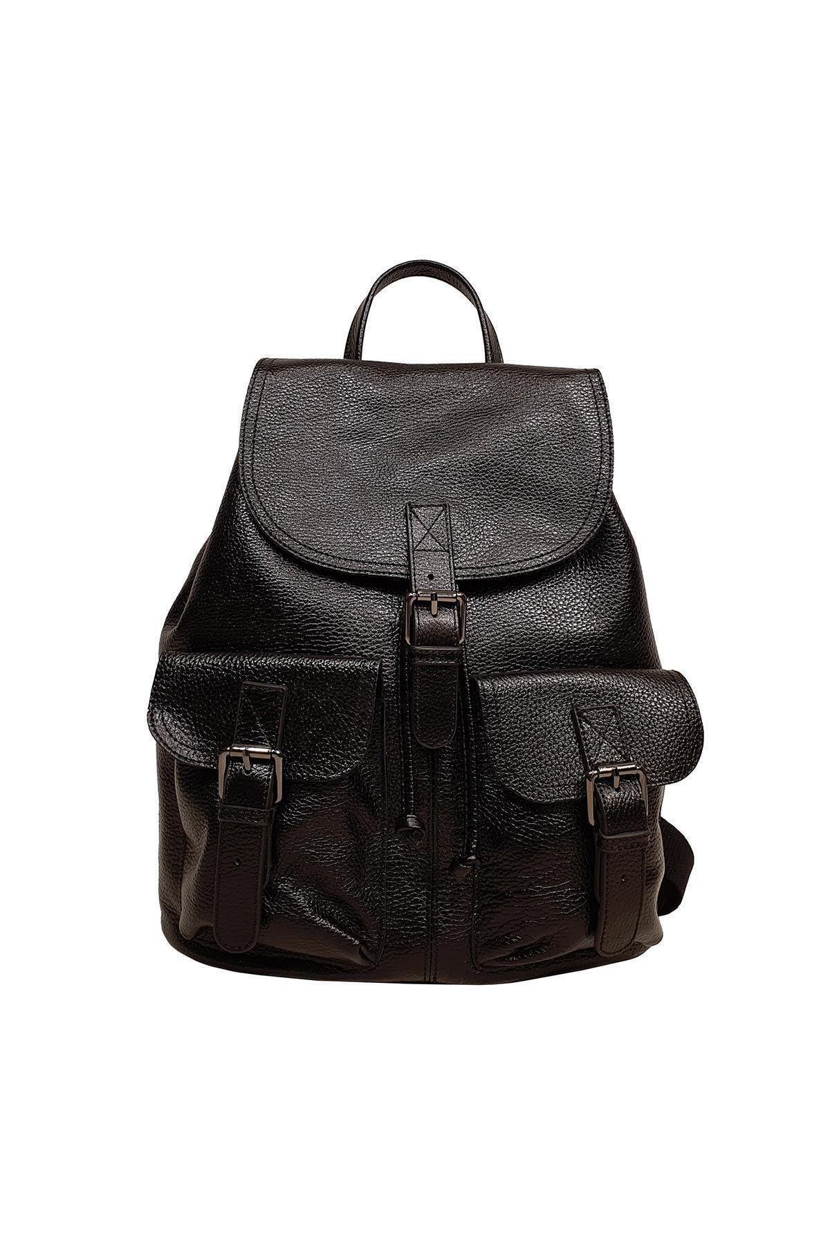 Hakiki Deri Kadın Sırt Çantası Yc041947drl