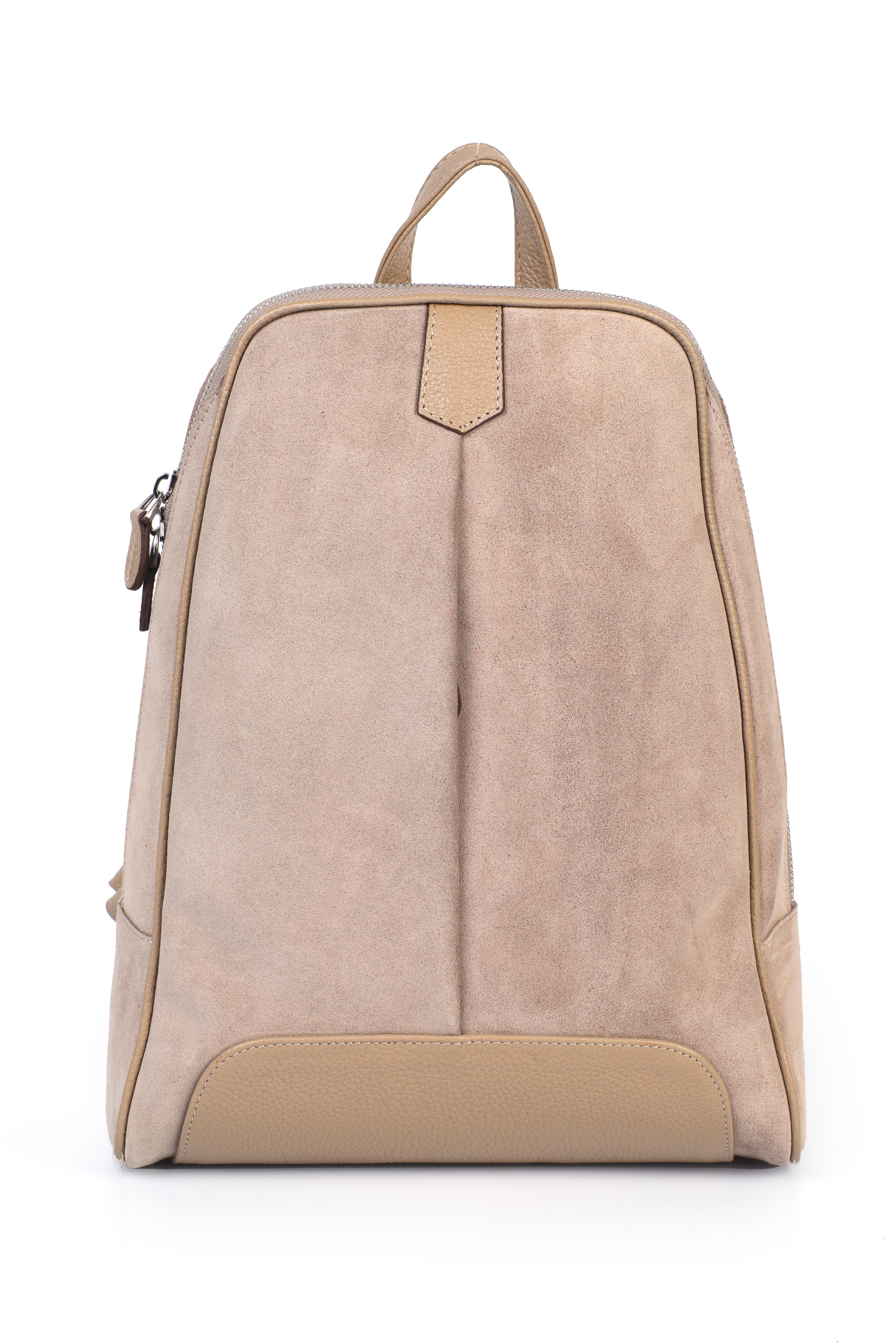 YSMNYC040737HSDKadın Sırt ÇantasıHakiki Deri Süet Kadın Sırt Çantası YC040737HSD