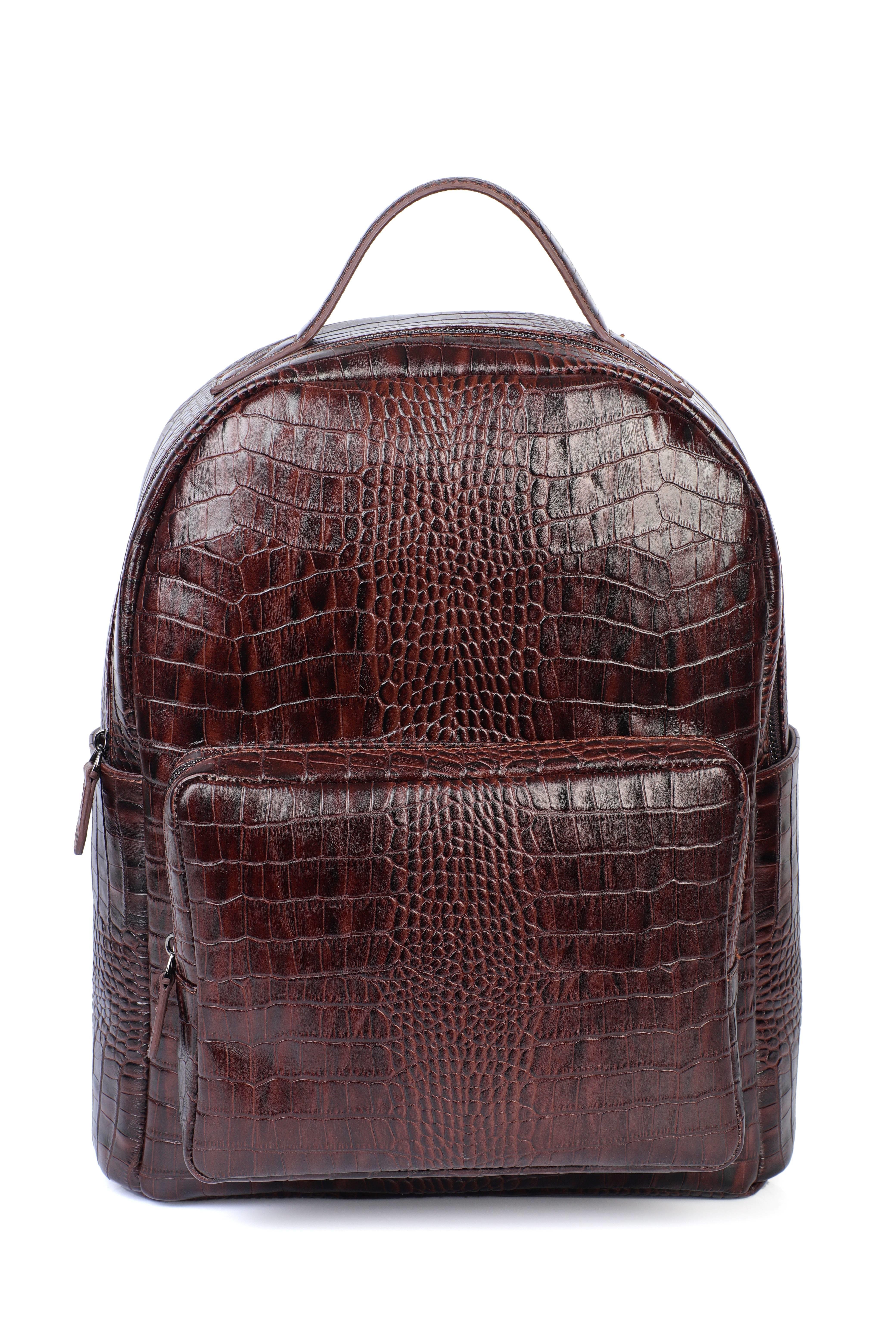 GENTEGN042040DKRSırt ÇantasıHakiki Deri Unisex Sırt Çantası GN042040DKR