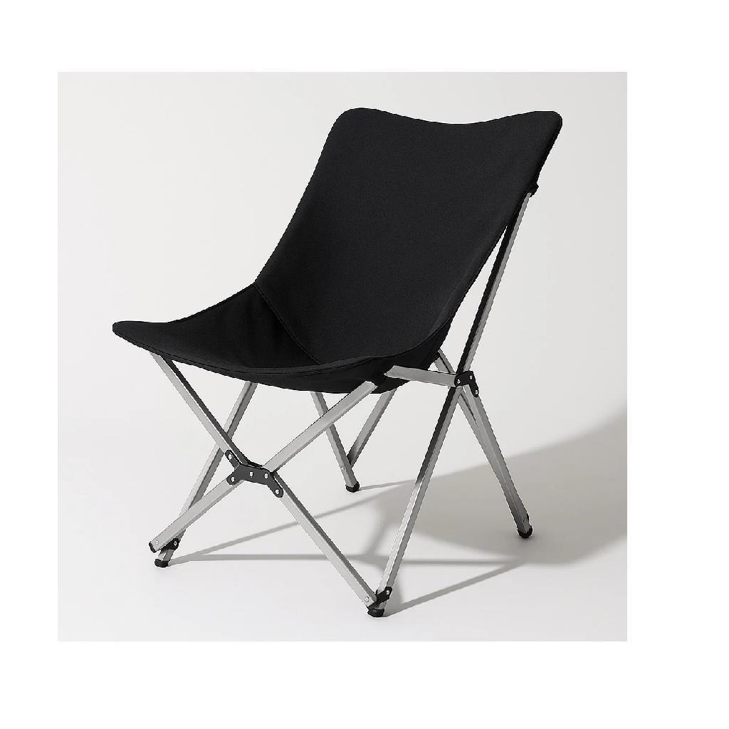Everest  Alüminyum Katlanabilir Kamp Sandalyesi Siyah