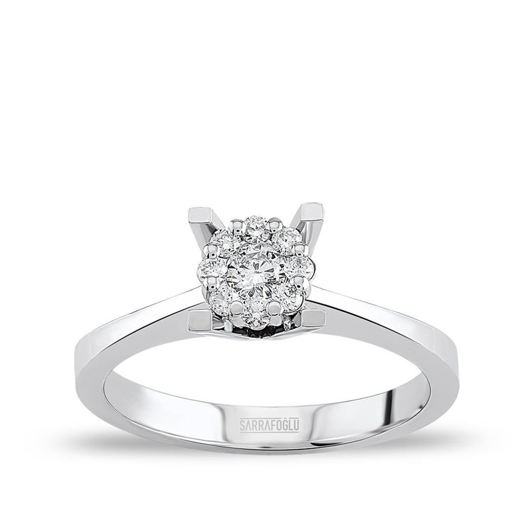 0.20 Karat Fleur Pırlanta Yüzük