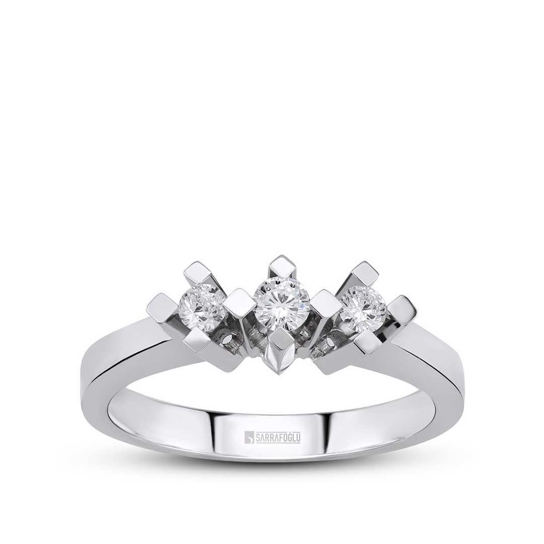 0.20 Karat Tria Pırlanta Yüzük