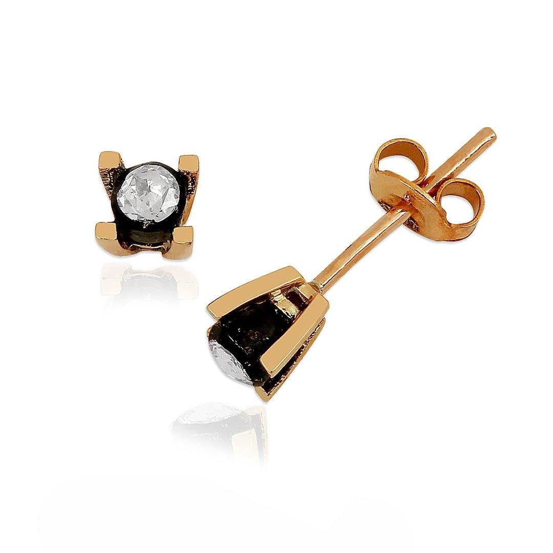 0.16 Karat Elmas Küpe