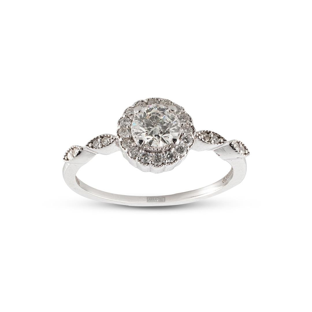 0.47 Karat Pırlanta Retro Yüzük