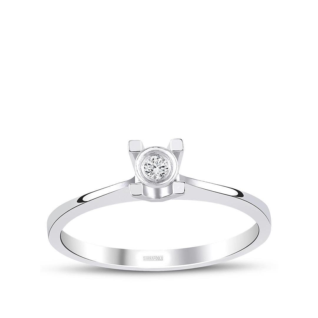 0.04 Karat Diana Tektaş Pırlanta Yüzük