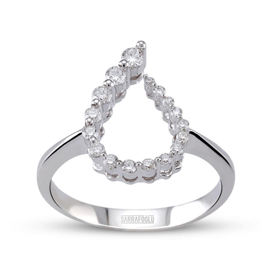 0.20 Karat Tasarım Taşlı Yüzük