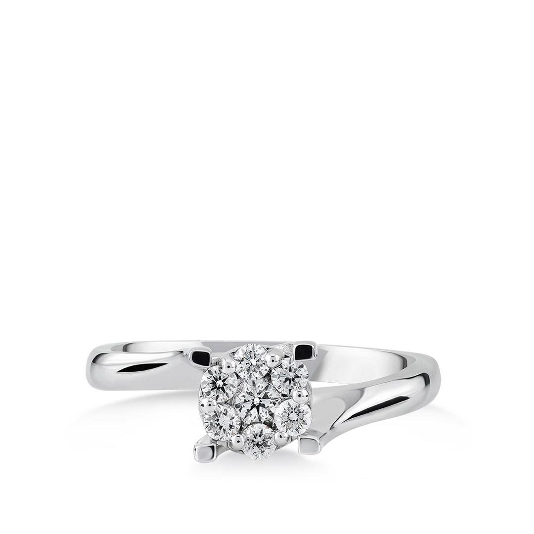 0.22 Karat Fleur Pırlanta Yüzük