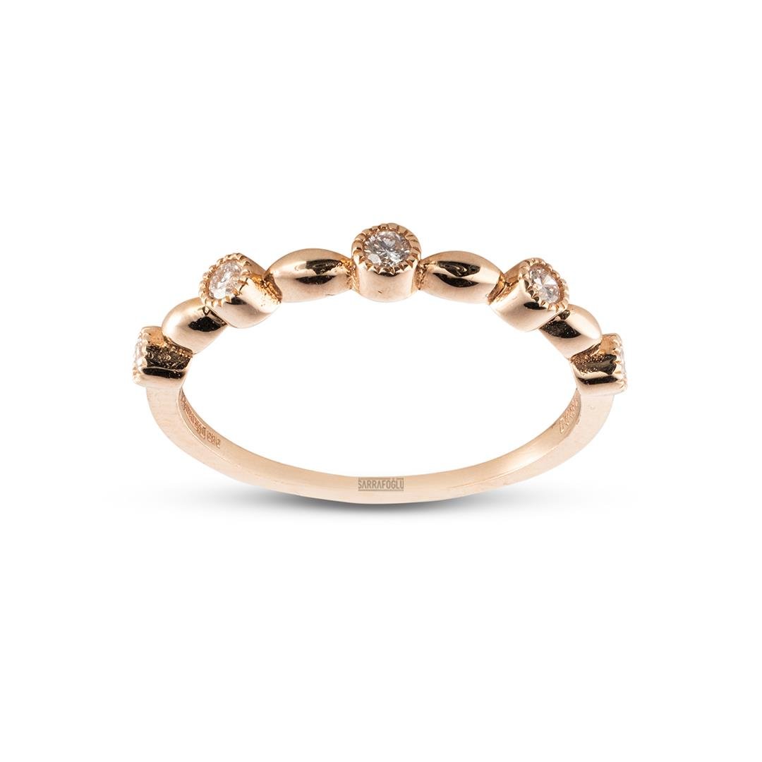 0.13 Karat Pırlanta Retro Yüzük