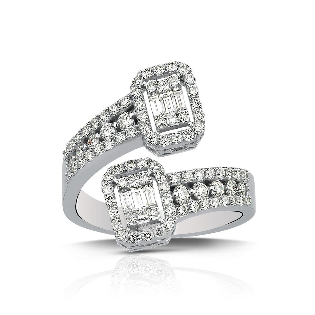 0.93 Karat Baget Pırlanta Yüzük