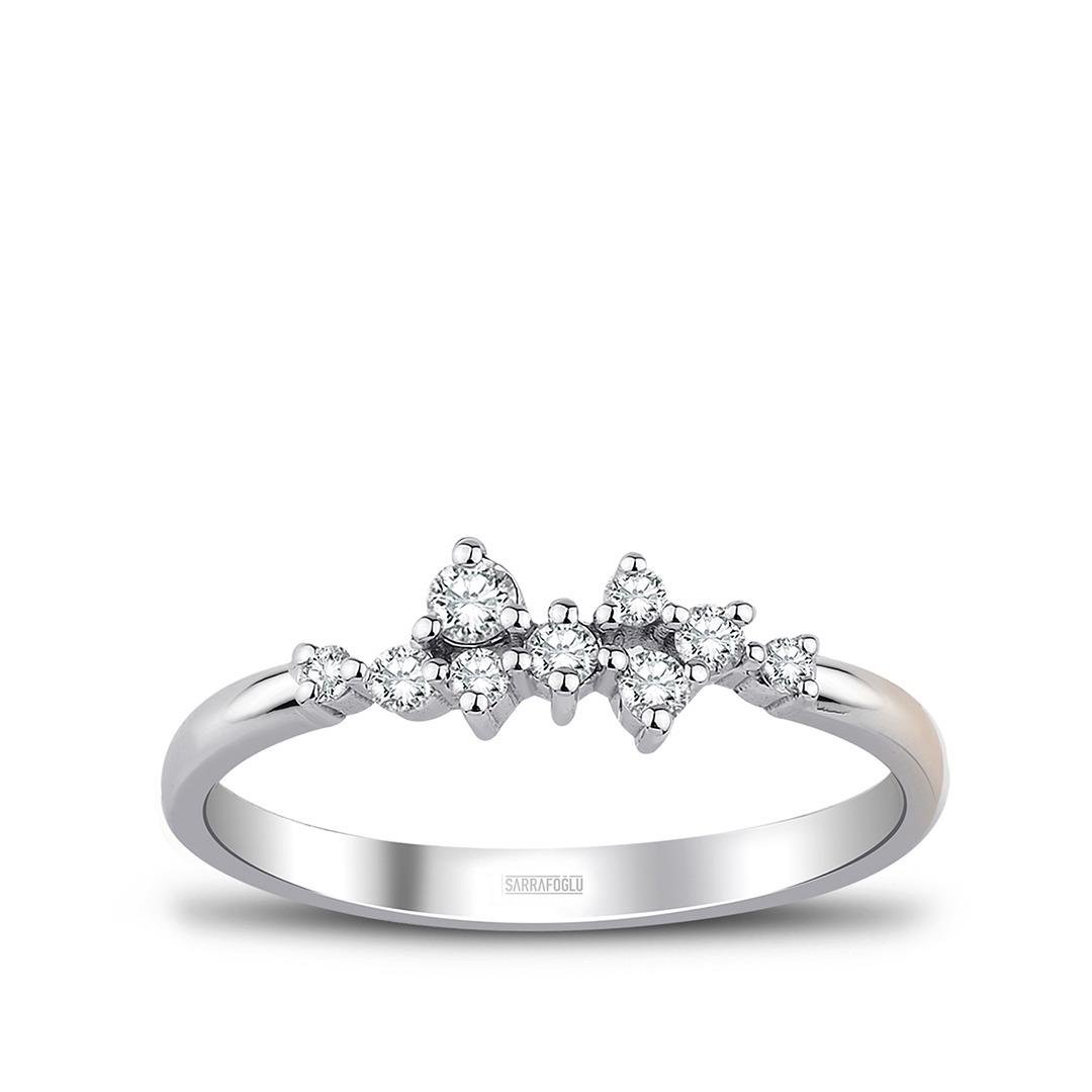 0.15 Karat Tasarım Taşlı Yüzük