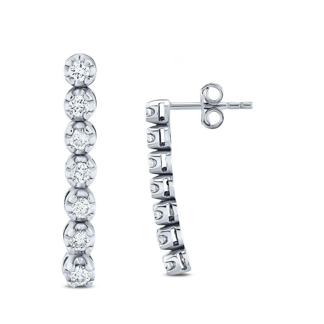 0.40 Karat Tasarım Küpe