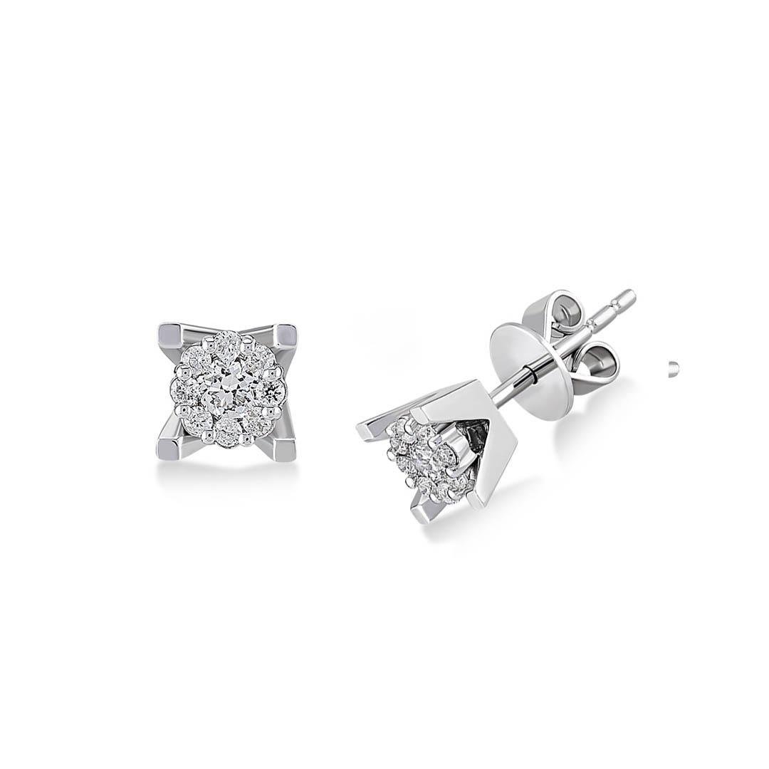 0.26 Karat Fleur Küpe