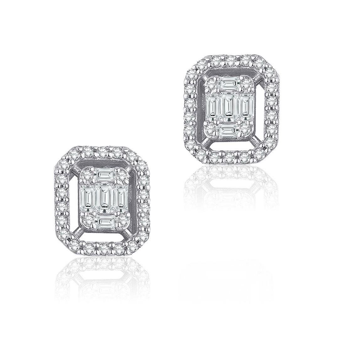 0.45 Karat Baget Küpe