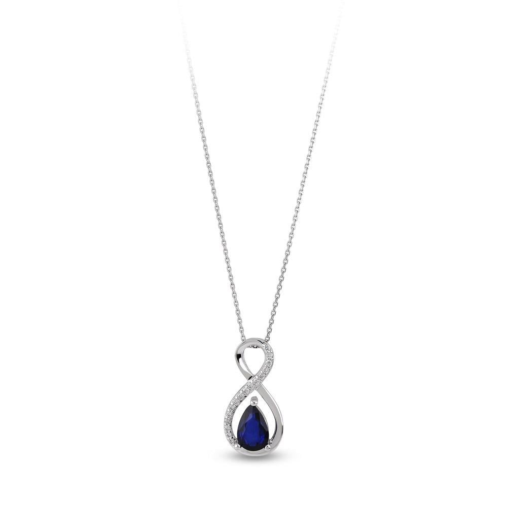 0.45 Karat Renkli Taş Kolye