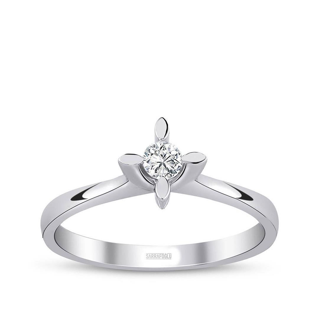 0.25 Karat Tektaş Pırlanta Yüzük