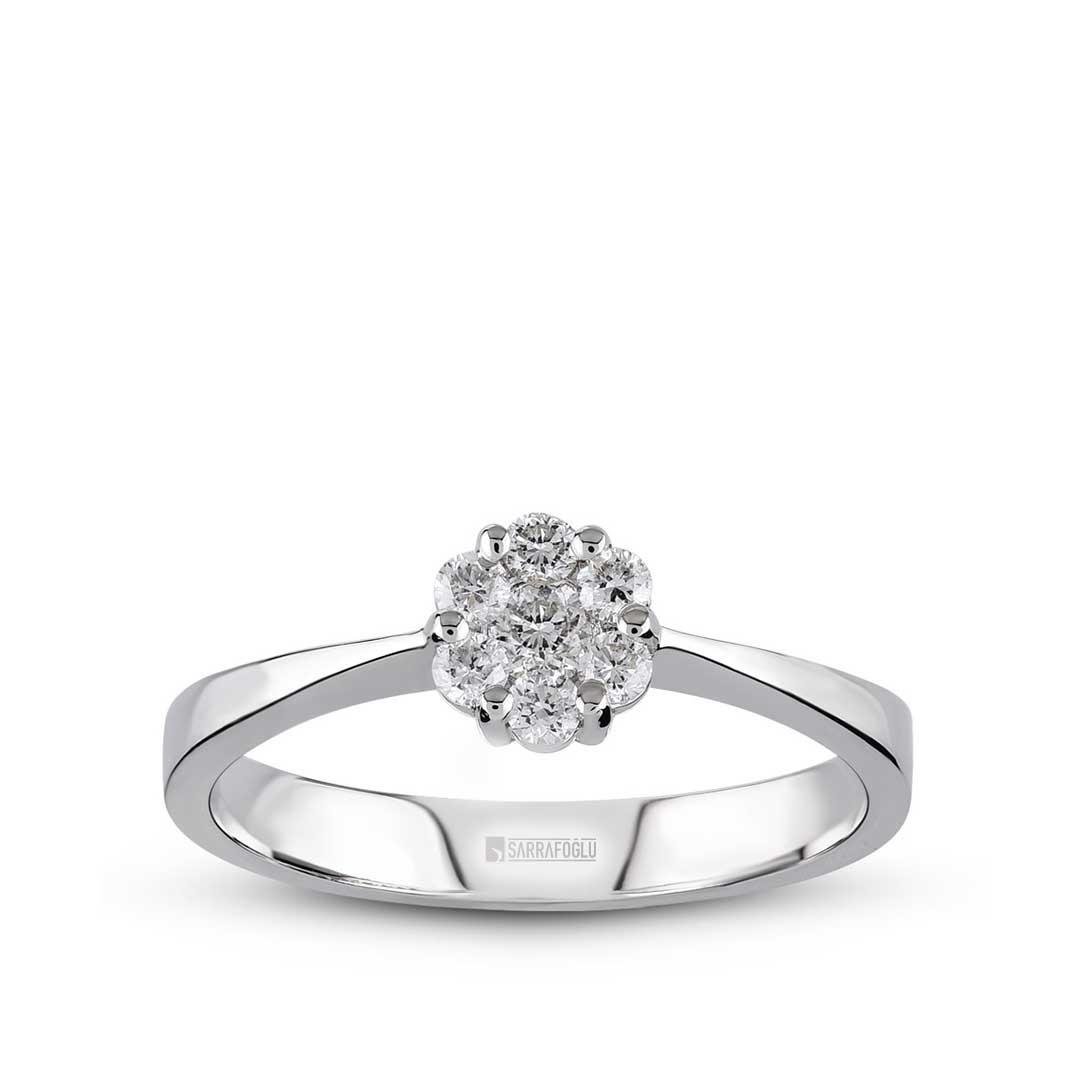0.25 Karat Fleur Pırlanta Yüzük