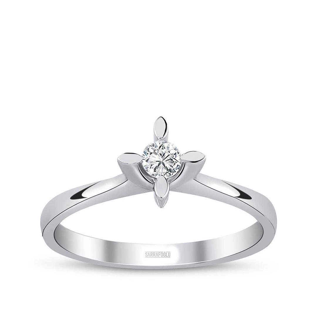 0.20 Karat Tektaş Pırlanta Yüzük