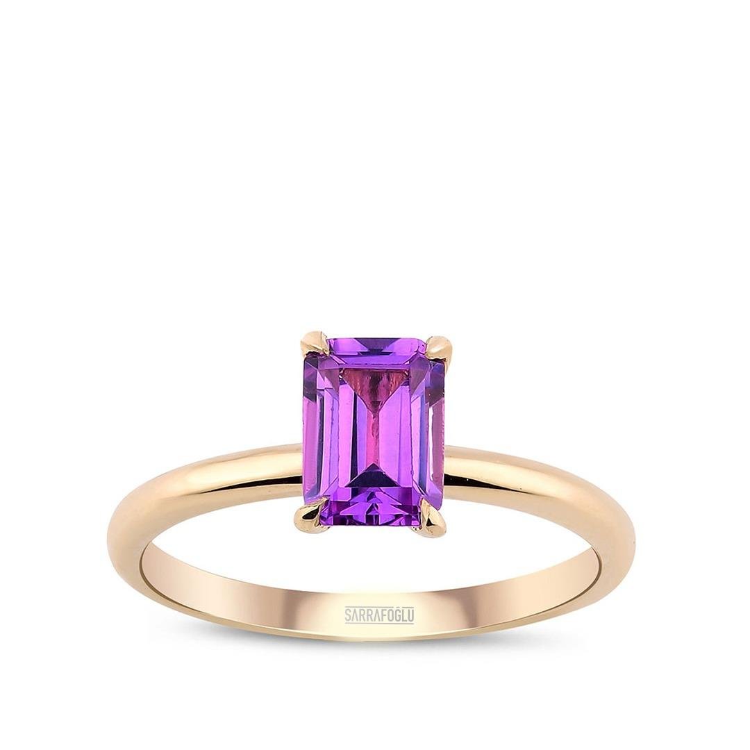 1.20 Karat Renkli Taşlı Yüzük