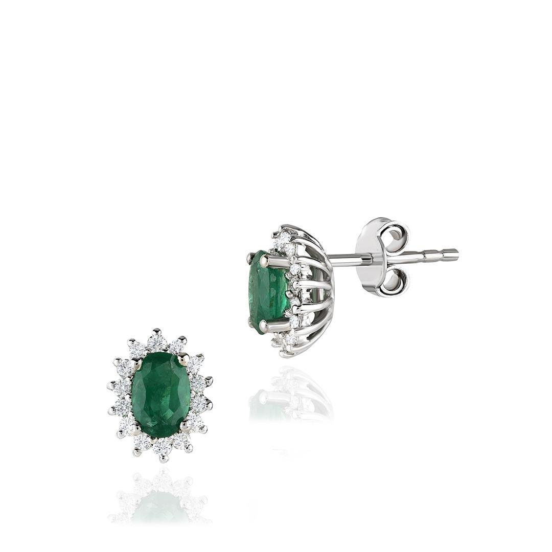 1.30 Karat Renkli Taş Küpe