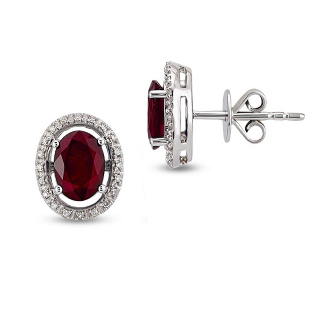 2.10 Karat Renkli Taş Küpe